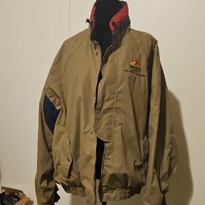 Khaki Windbreaker Jacket